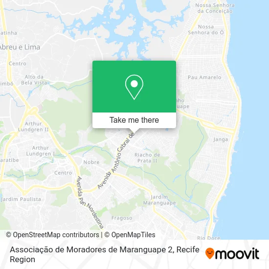 Associação de Moradores de Maranguape 2 map