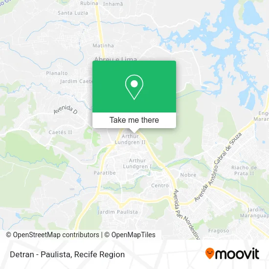 Detran - Paulista map