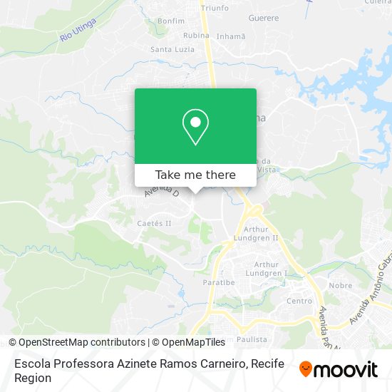 Escola Professora Azinete Ramos Carneiro map