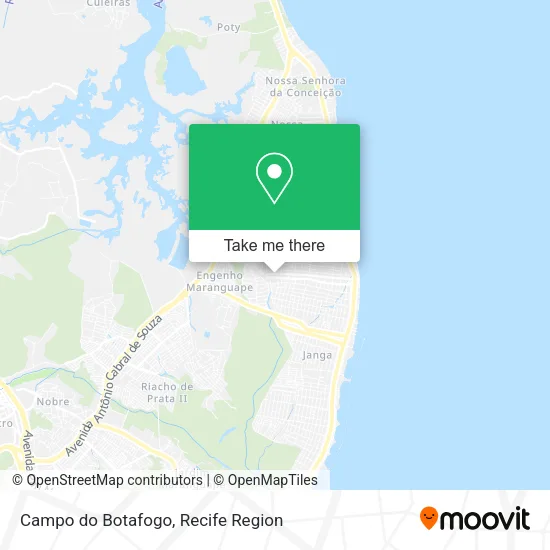 Campo do Botafogo map