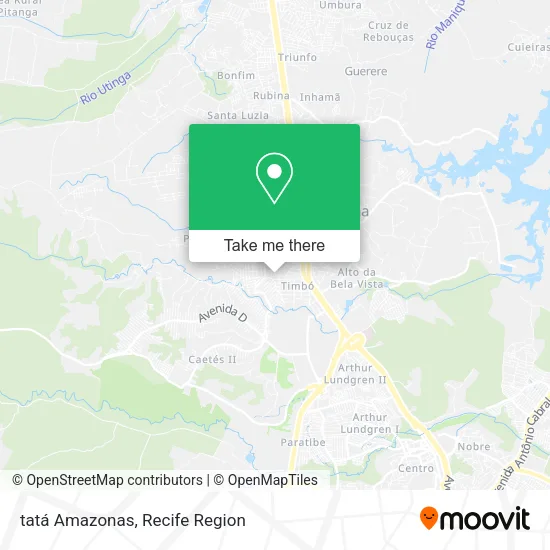 tatá Amazonas map
