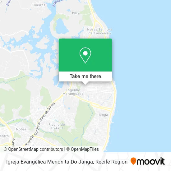 Igreja Evangélica Menonita Do Janga map