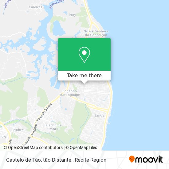 Castelo de Tão, tão Distante. map