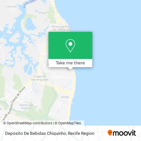 Depósito De Bebidas Chiquinho map