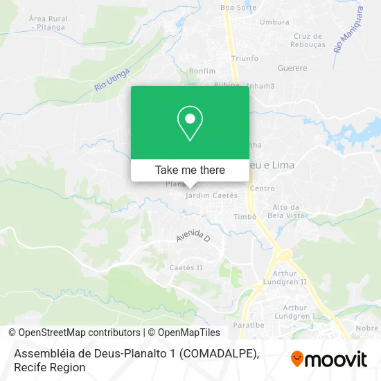 Assembléia de Deus-Planalto 1 (COMADALPE) map