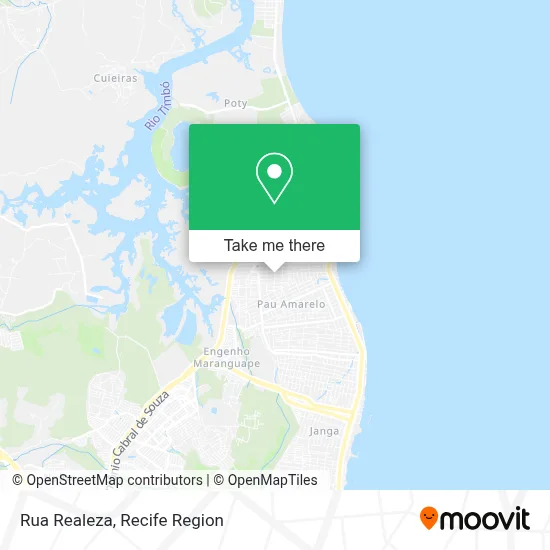 Rua Realeza map