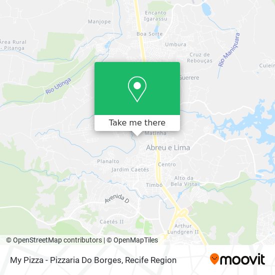 My Pizza - Pizzaria Do Borges map