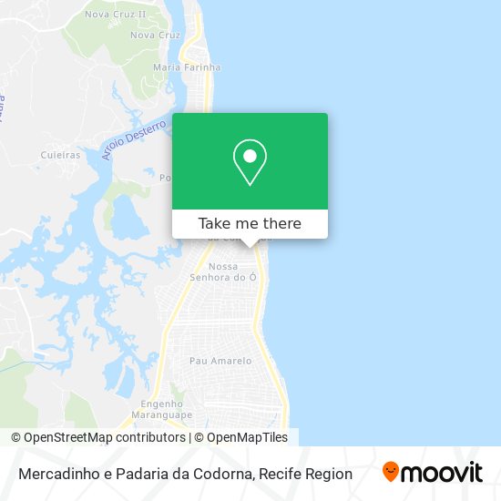 Mercadinho e Padaria da Codorna map