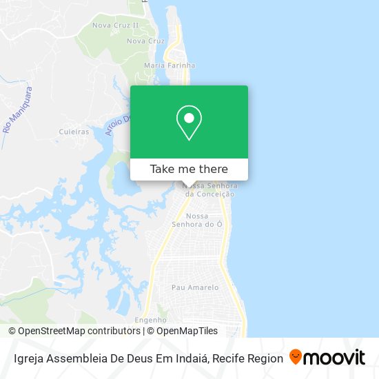 Igreja Assembleia De Deus Em Indaiá map