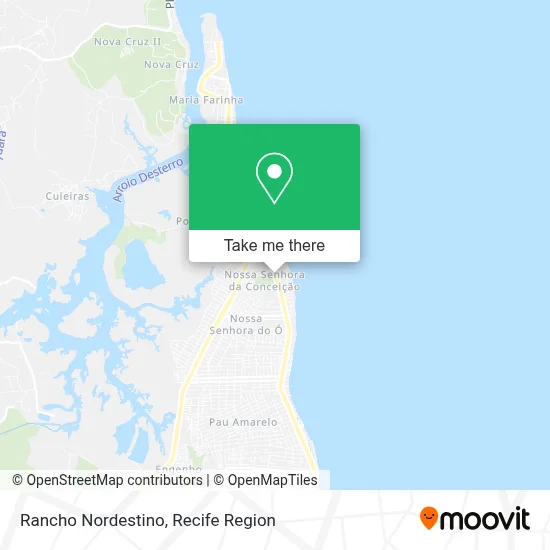 Rancho Nordestino map