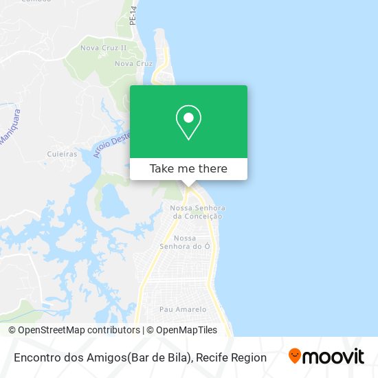 Encontro dos Amigos(Bar de Bila) map