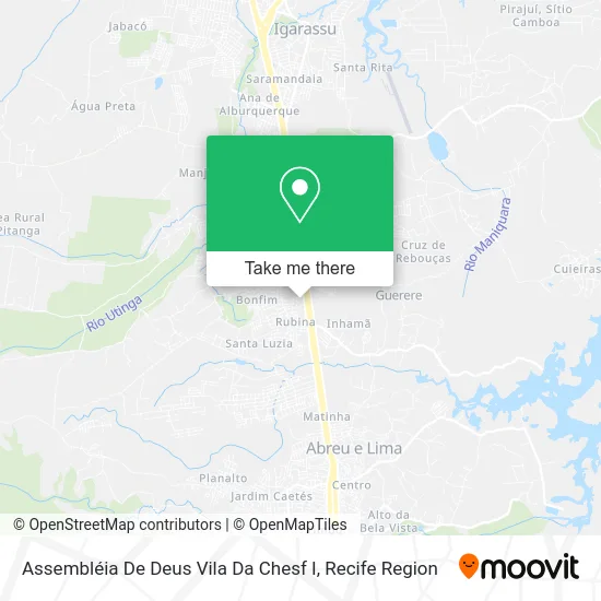Assembléia De Deus Vila Da Chesf I map