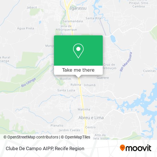 Clube De Campo AIPP map