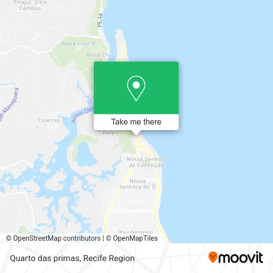 Quarto das primas map