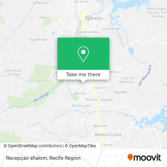 Recepçao shalom map