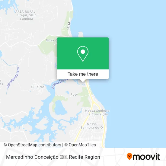 Mercadinho Conceição 🍞🍌🍖 map