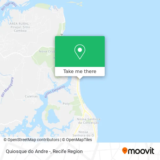 Quiosque do Andre - map