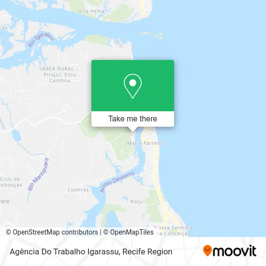 Agência Do Trabalho Igarassu map