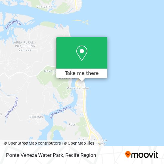 Ponte Veneza Water Park map