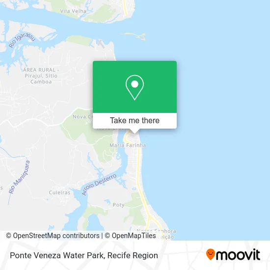 Ponte Veneza Water Park map