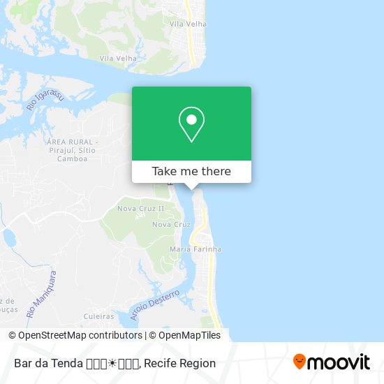 Bar da Tenda 🍺🍲🌊☀️🐳🇧🇷 map