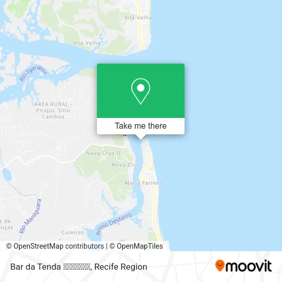 Bar da Tenda 🍺🍲🌊☀️🐳🇧🇷 map