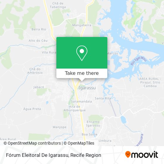 Fórum Eleitoral De Igarassu map