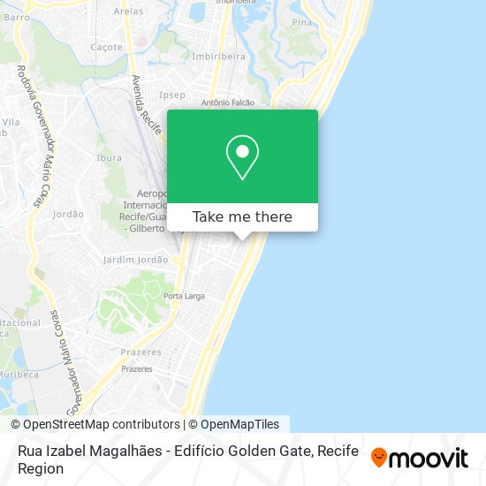 Rua Izabel Magalhães - Edifício Golden Gate map