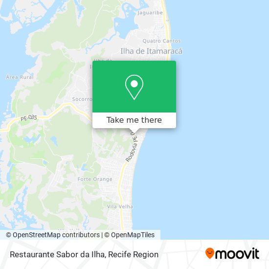 Restaurante Sabor da Ilha map