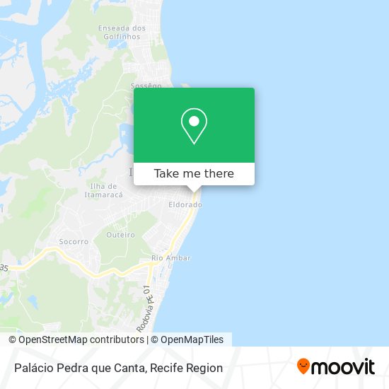 Palácio Pedra que Canta map