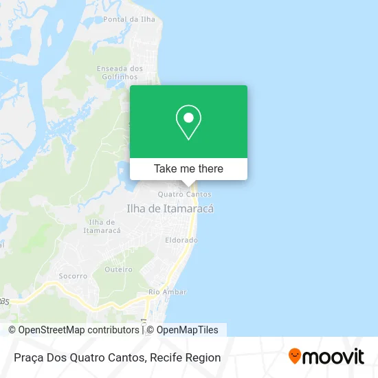 Praça Dos Quatro Cantos map