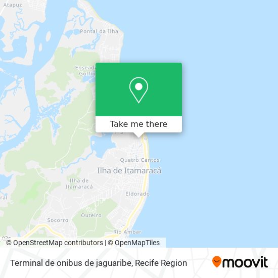 Terminal de onibus de jaguaribe map