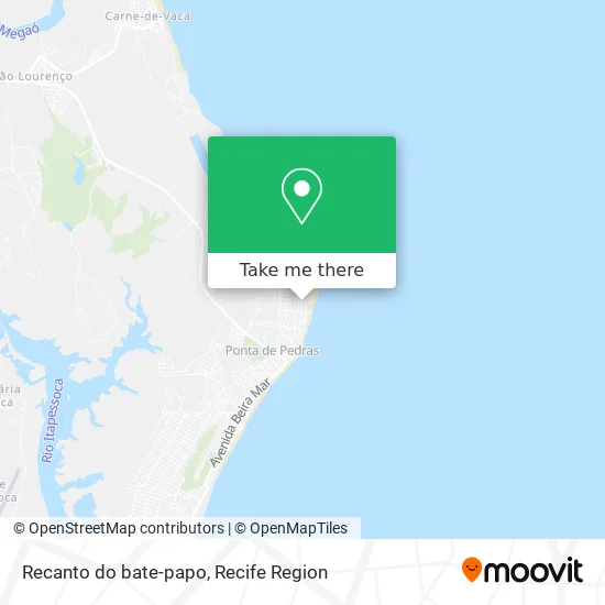 Recanto do bate-papo map