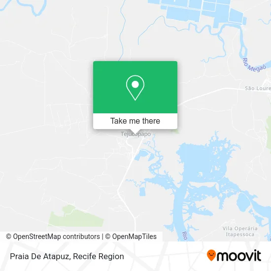 Praia De Atapuz map