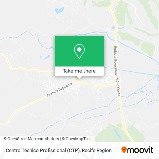 Centro Técnico Profissional (CTP) map