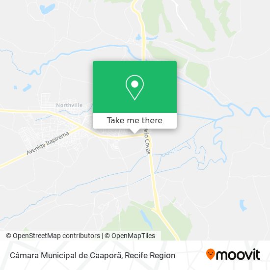 Câmara Municipal de Caaporã map