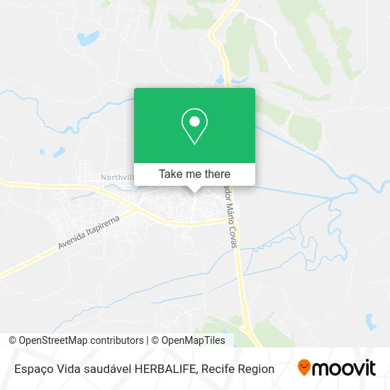 Espaço Vida saudável HERBALIFE map