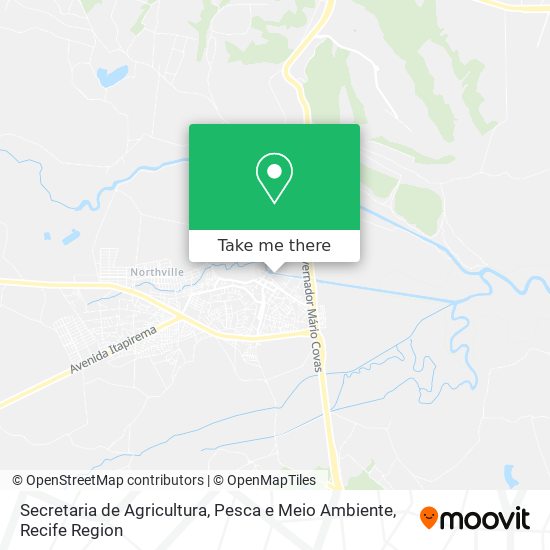 Secretaria de Agricultura,  Pesca e Meio Ambiente map