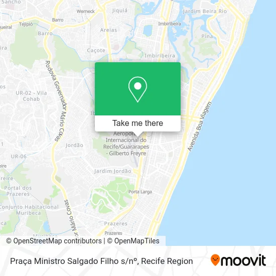 Praça Ministro Salgado Filho s / nº map