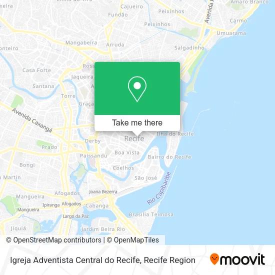 Igreja Adventista Central do Recife map