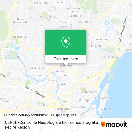 CENEL -Centro de Neurologia e Eletroencefalografia map