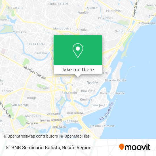 STBNB Seminario Batista map