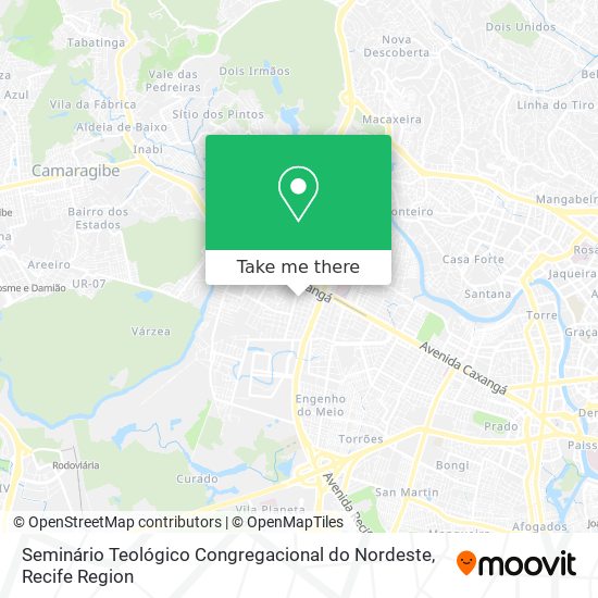 Seminário Teológico Congregacional do Nordeste map