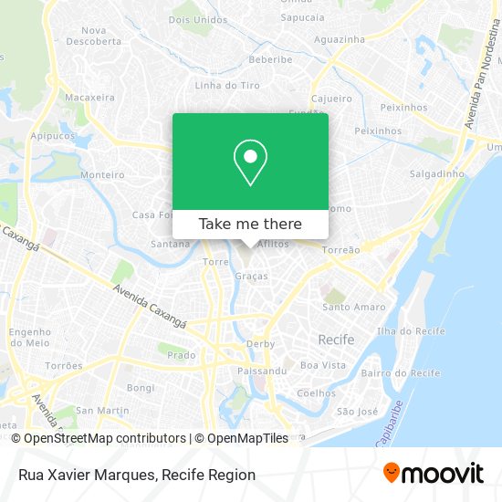 Rua Xavier Marques map