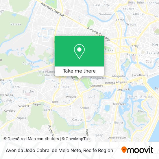 Avenida João Cabral de Melo Neto map