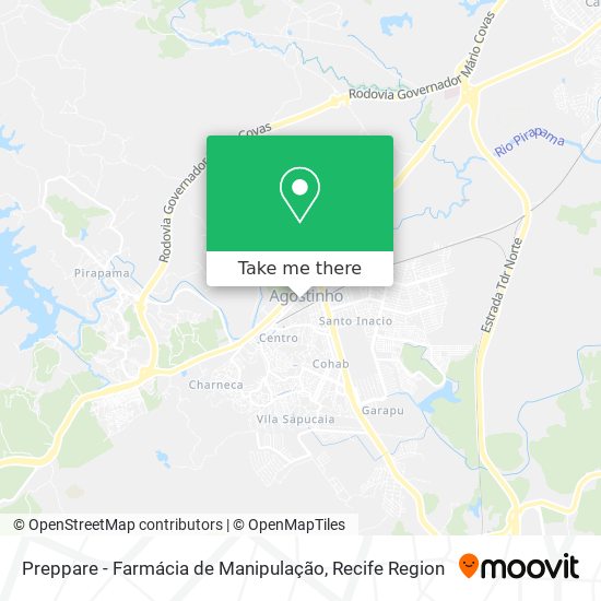 Preppare - Farmácia de Manipulação map
