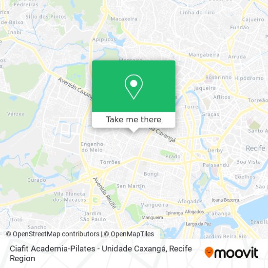 Ciafit Academia-Pilates - Unidade Caxangá map