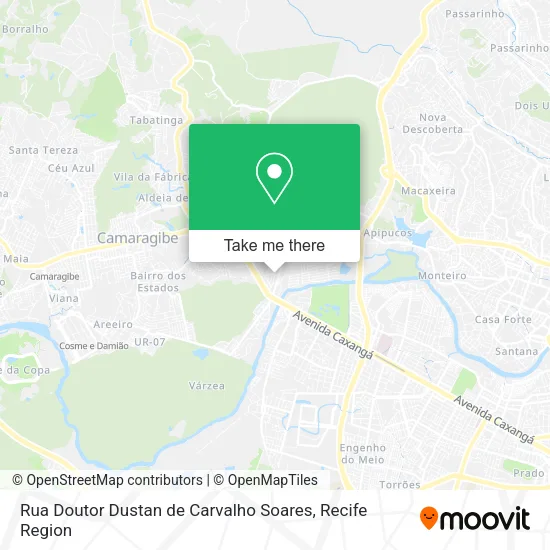 Rua Doutor Dustan de Carvalho Soares map