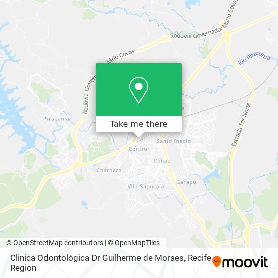 Clinica Odontológica Dr Guilherme de Moraes map