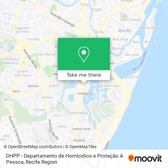 Mapa DHPP - Departamento de Homicidios e Proteção A Pessoa